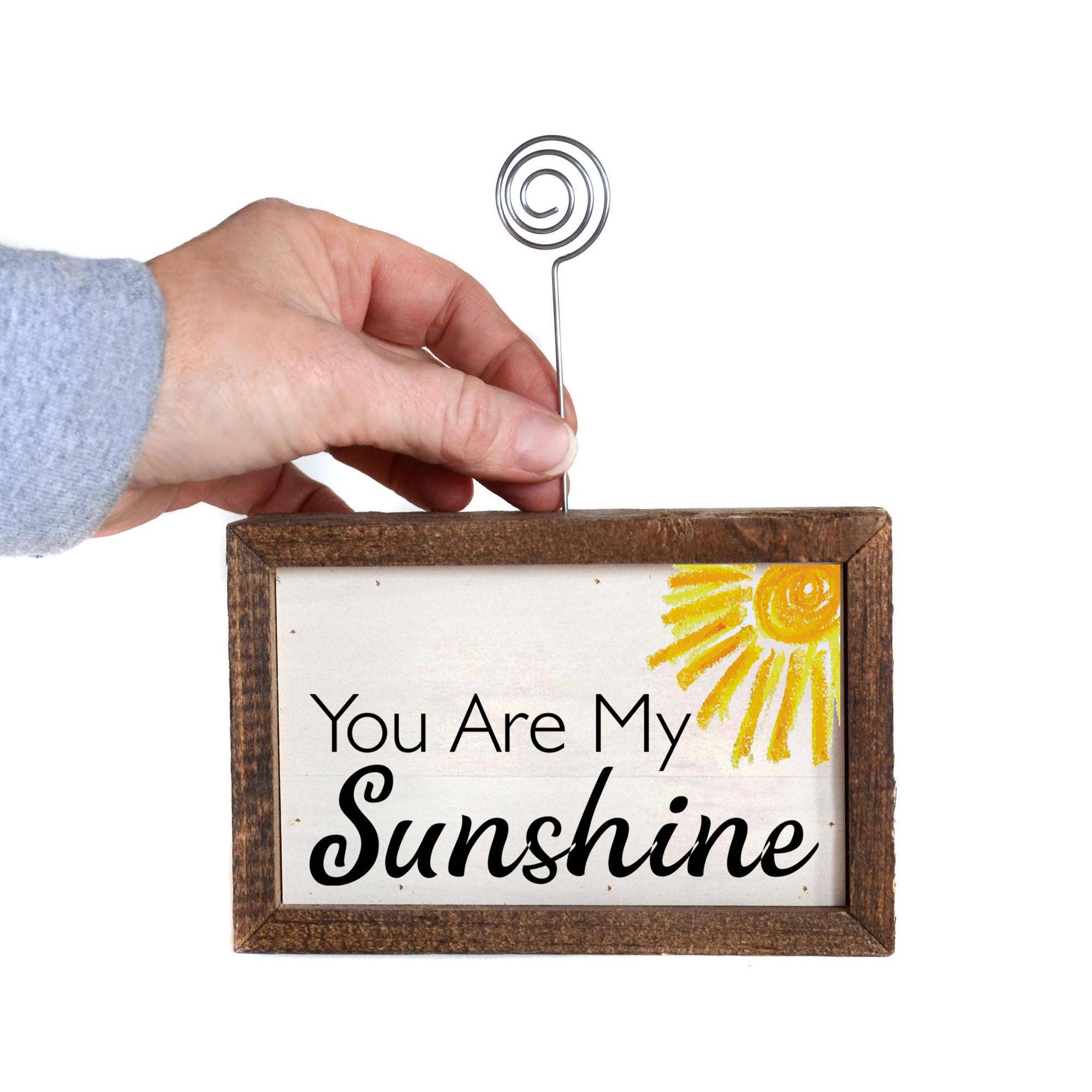 You Are My Sunshine Tabletop Picture Frame Block