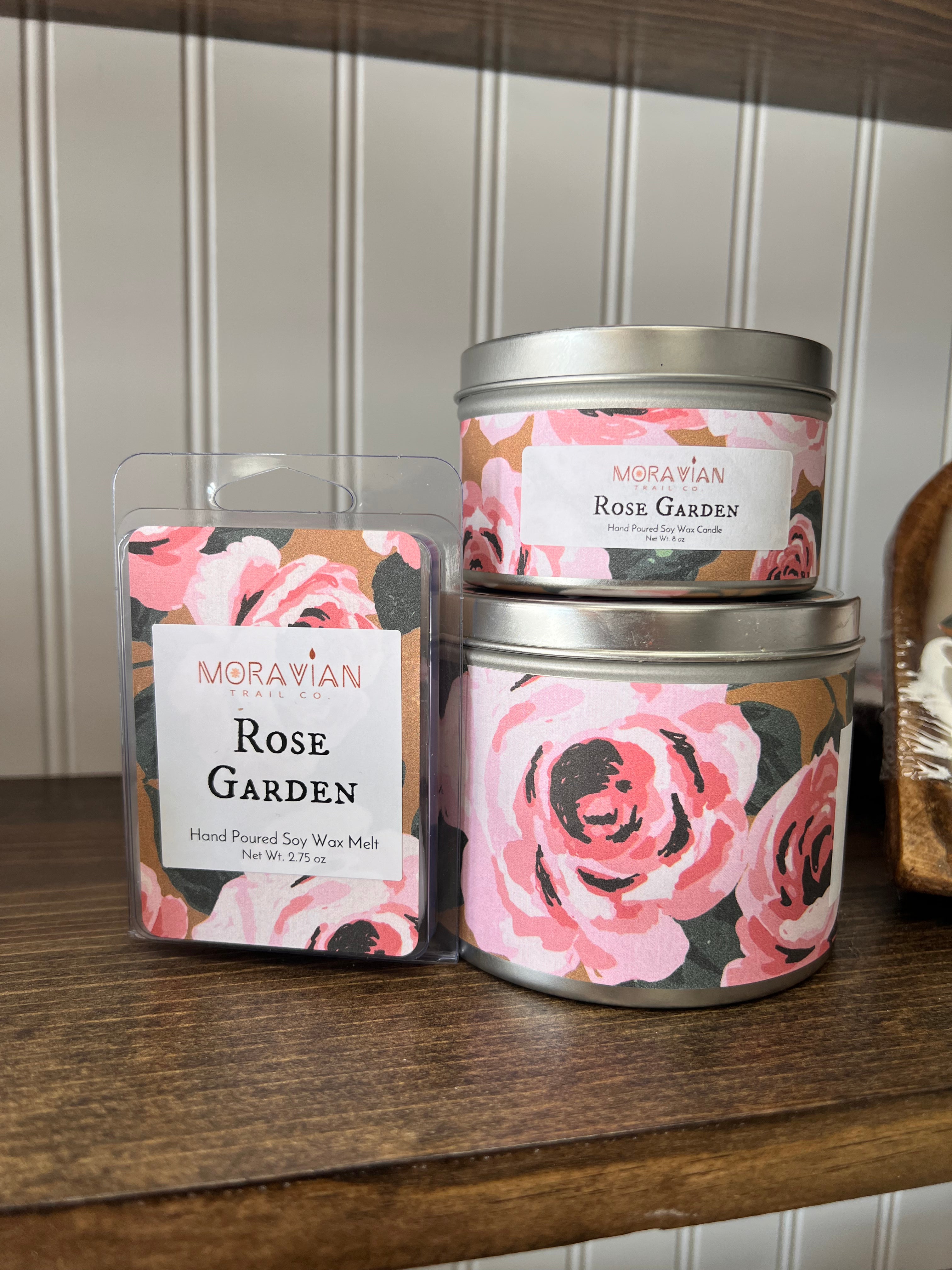 Rose Garden Soy Candles and Wax Melts