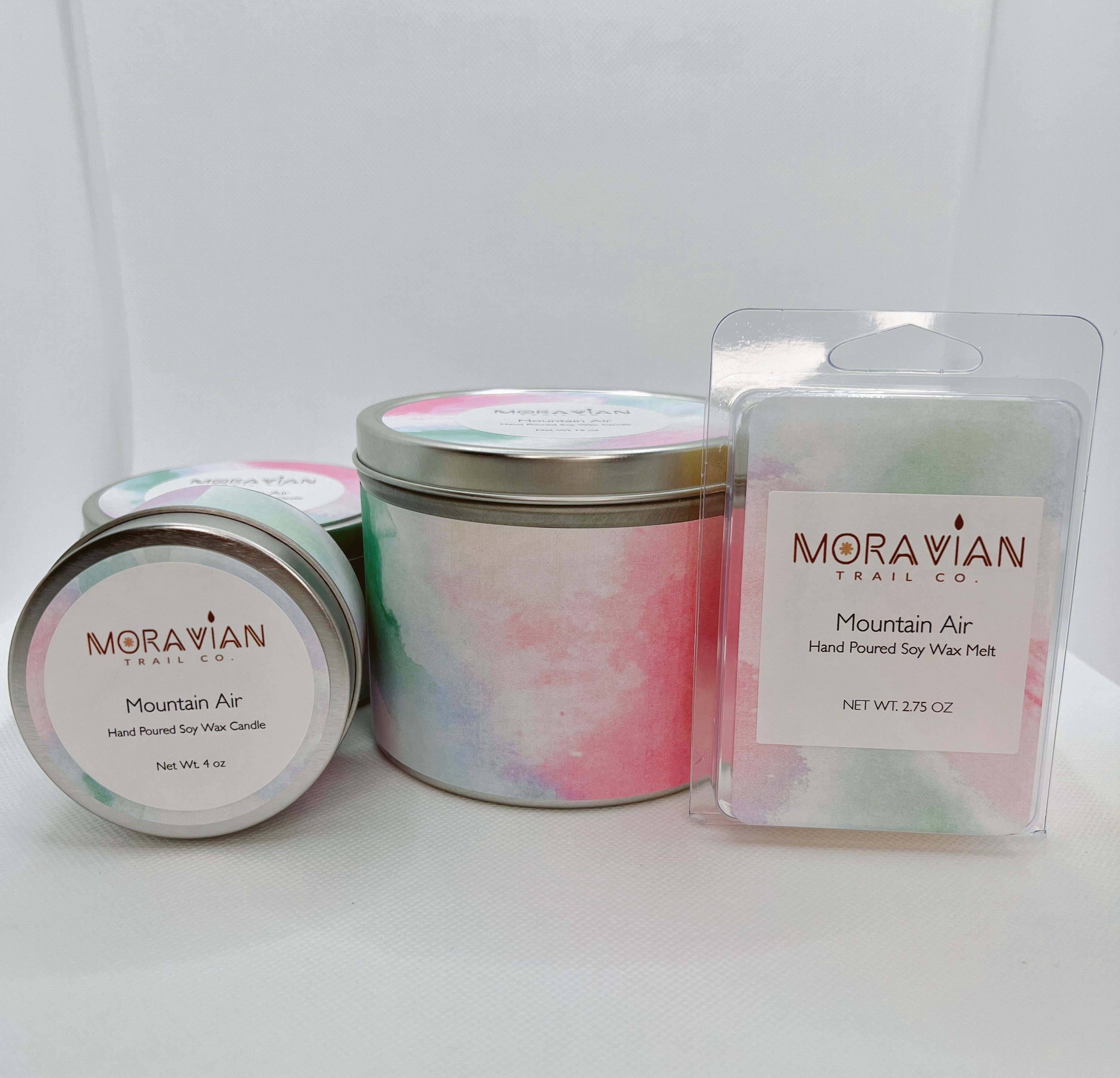 Mountain Air Soy Candles and Wax Melts